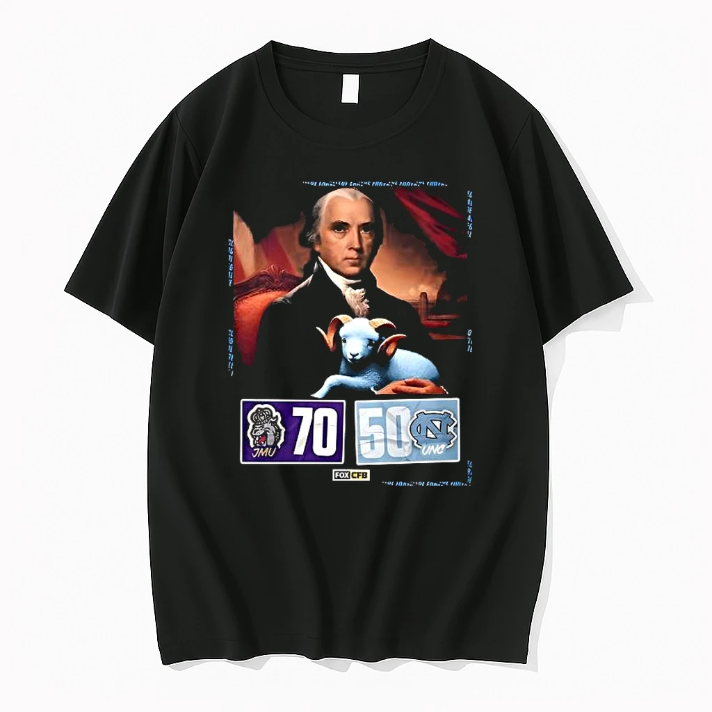 James Madison Dukes Wins North Carolina Tar Heels 70 50 Football Shirts