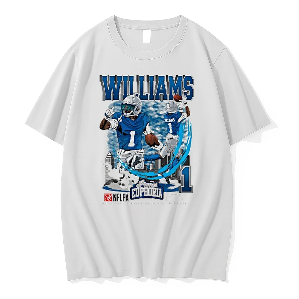 Jameson Williams Detroit Lions Football Nflpa 2025 Shirts