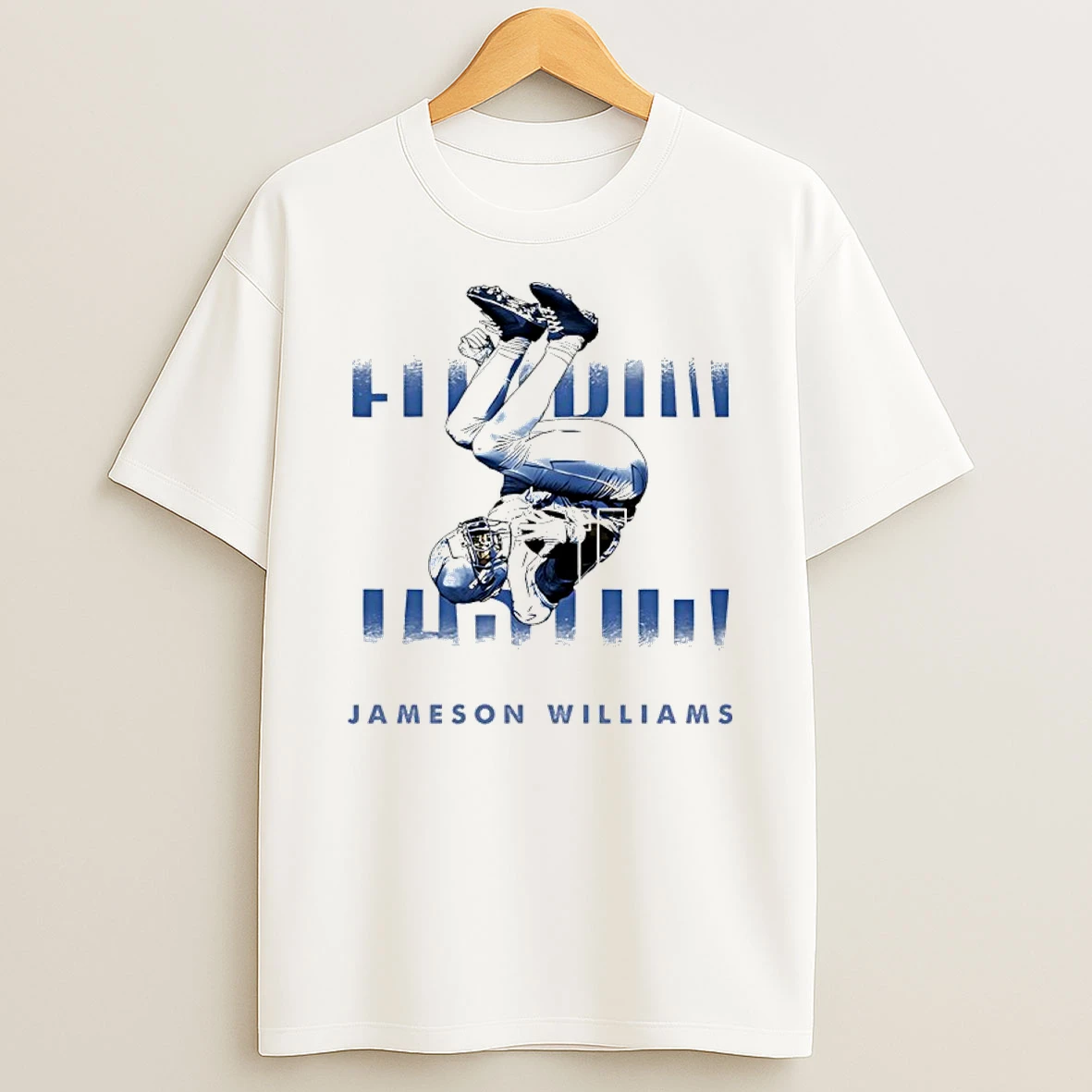 Jameson Williams Detroit Lions Player Flippintastic Shirts
