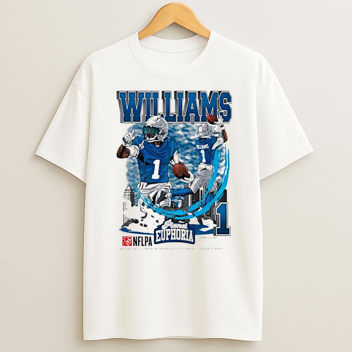 Jameson Williams Lions Nflpa Player Shirts