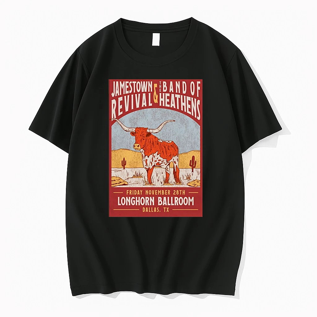 Jamestown Revival And The Band Of Heathens November 28 2025 Longhorn Ballroom Dallas Tx Shirts