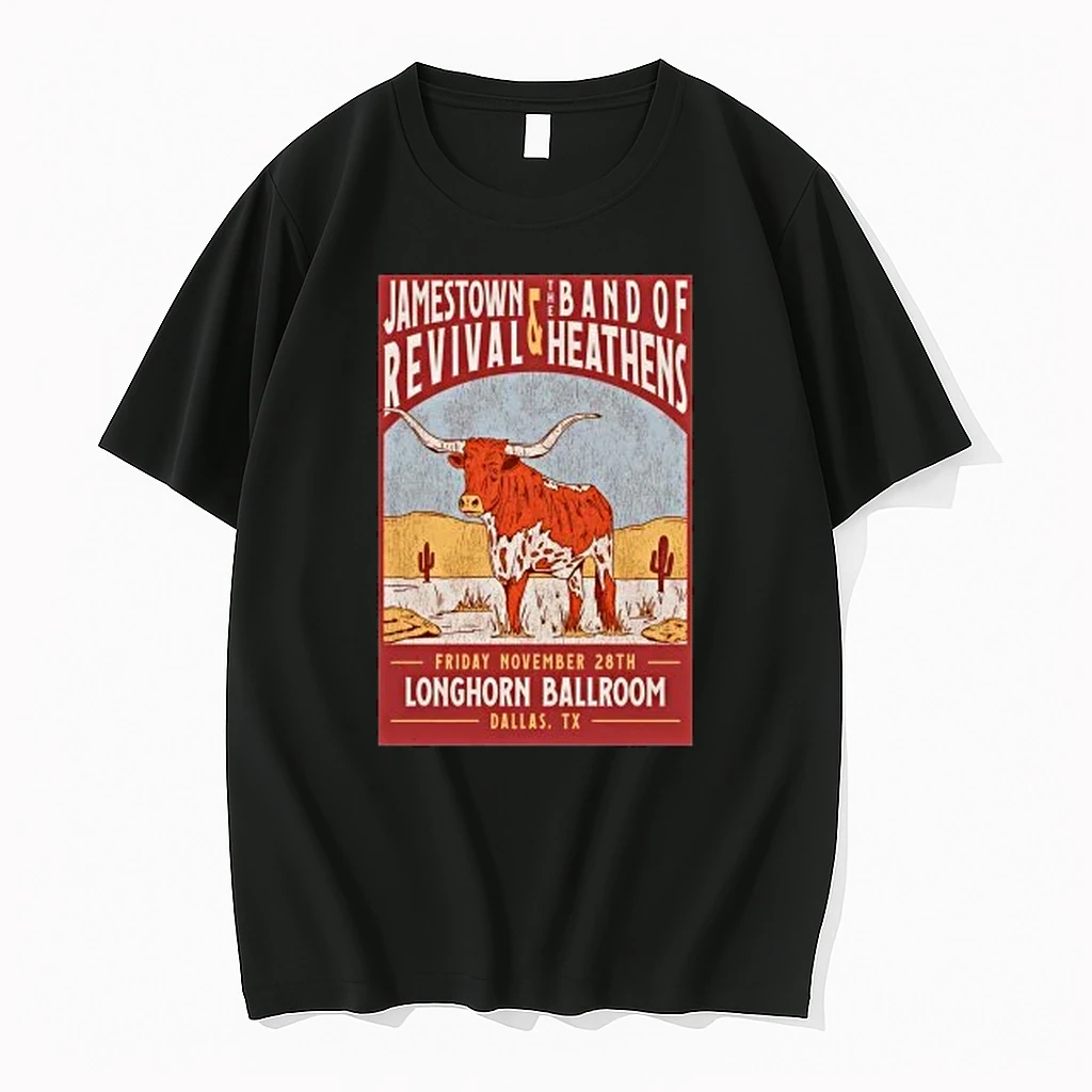 Jamestown Revival And The Band Of Heathens Tour Dallas Tx On Nov 28 2025 Shirts