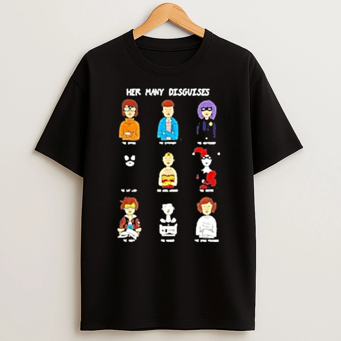 Jane Lane Daria Cartoon The Many Disguises Of A Morgendorffer Shirts