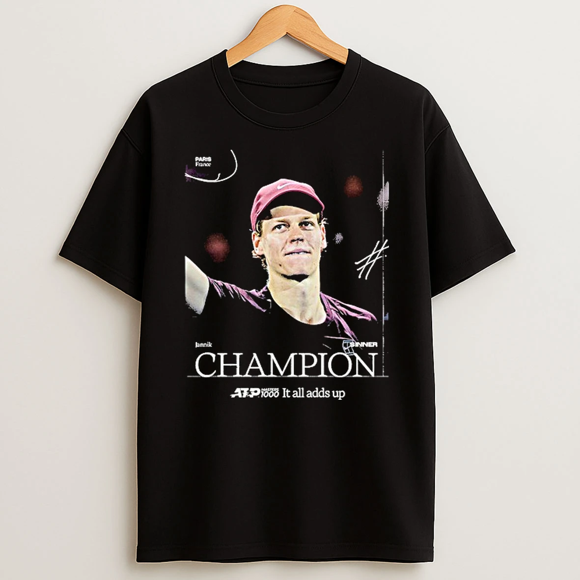 Jannik Sinner Is Atp Masters 1000 Title And Reclaim The World No 1 Ranking Champions Shirts