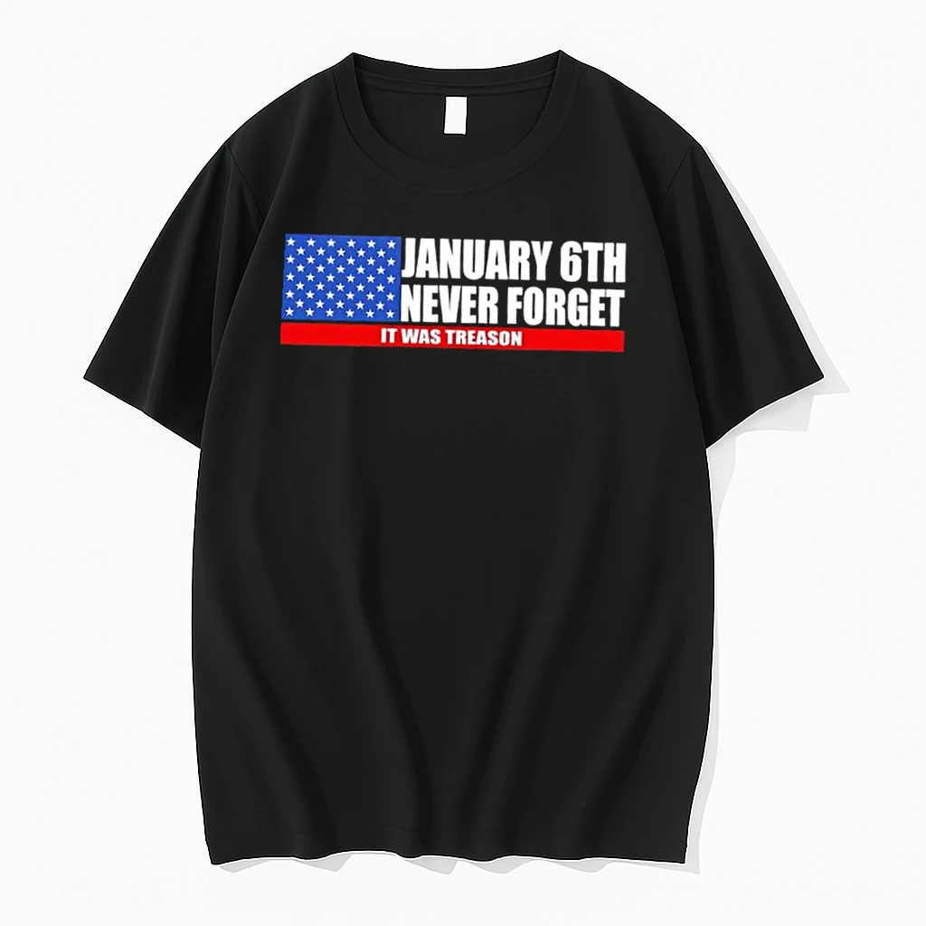January 6th Never Forget It Was Treason Christmas Us Flag Shirts