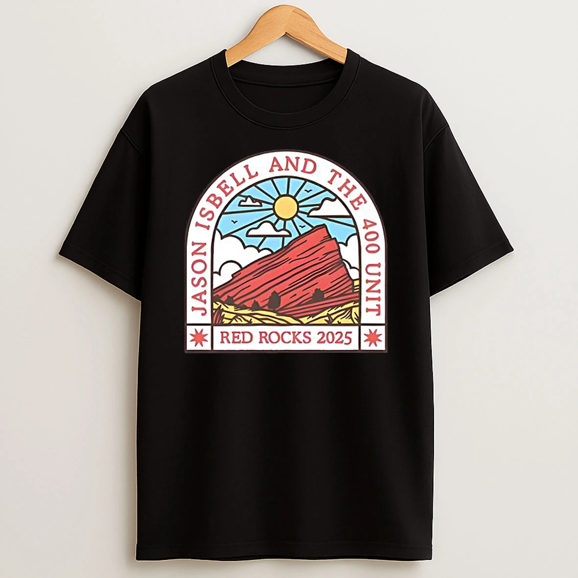 Jason Isbell And The 400 Unit Red Rocks Amphitheatre Morrison Colorado May 3 2025 Shirts