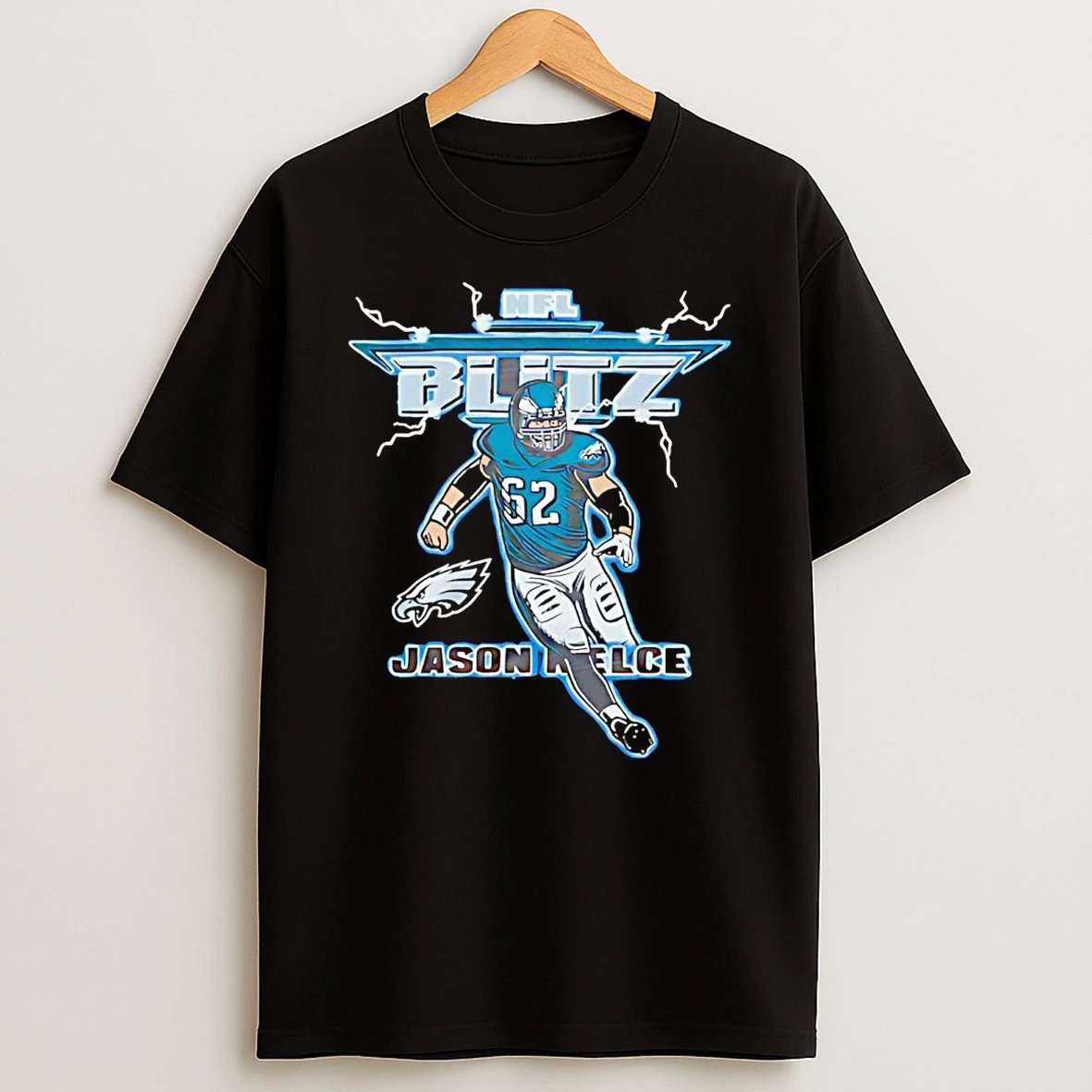 Jason Kelce Nfl Blitz Philadelphia Eagles Shirts