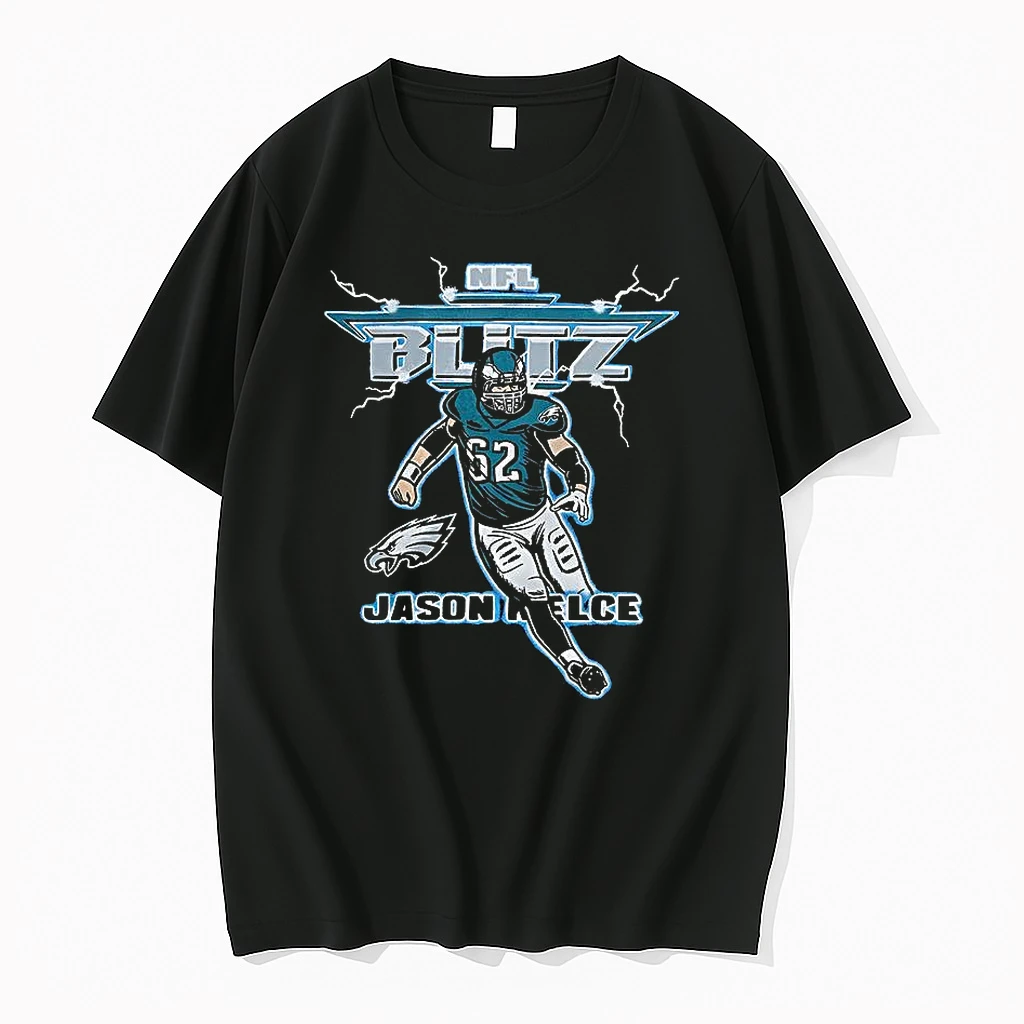 Jason Kelce Philadelphia Eagles Nfl Blitz Lighting Shirts