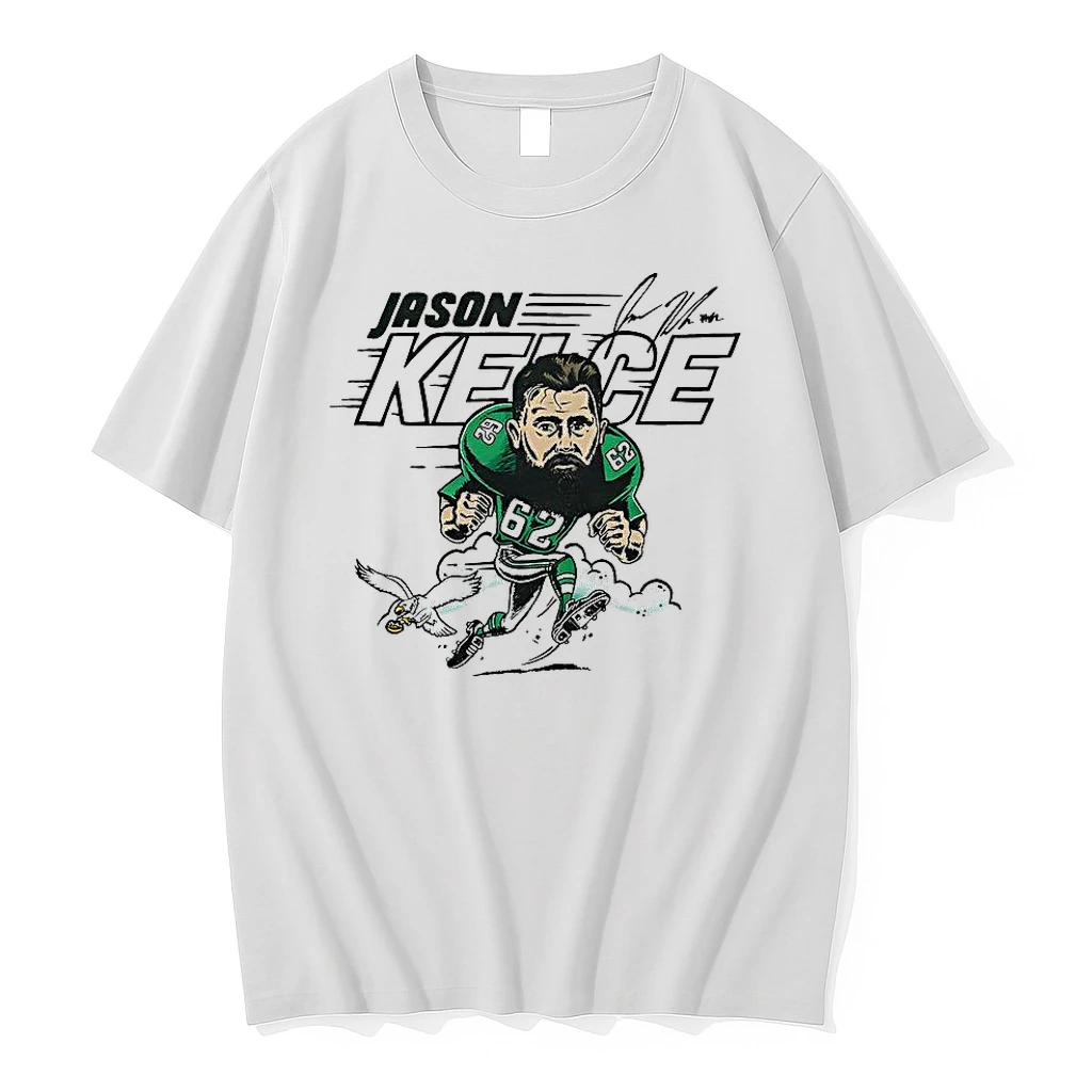 Jason Kelce Philadelphia Eagles Nfl Signature Caricature Shirts