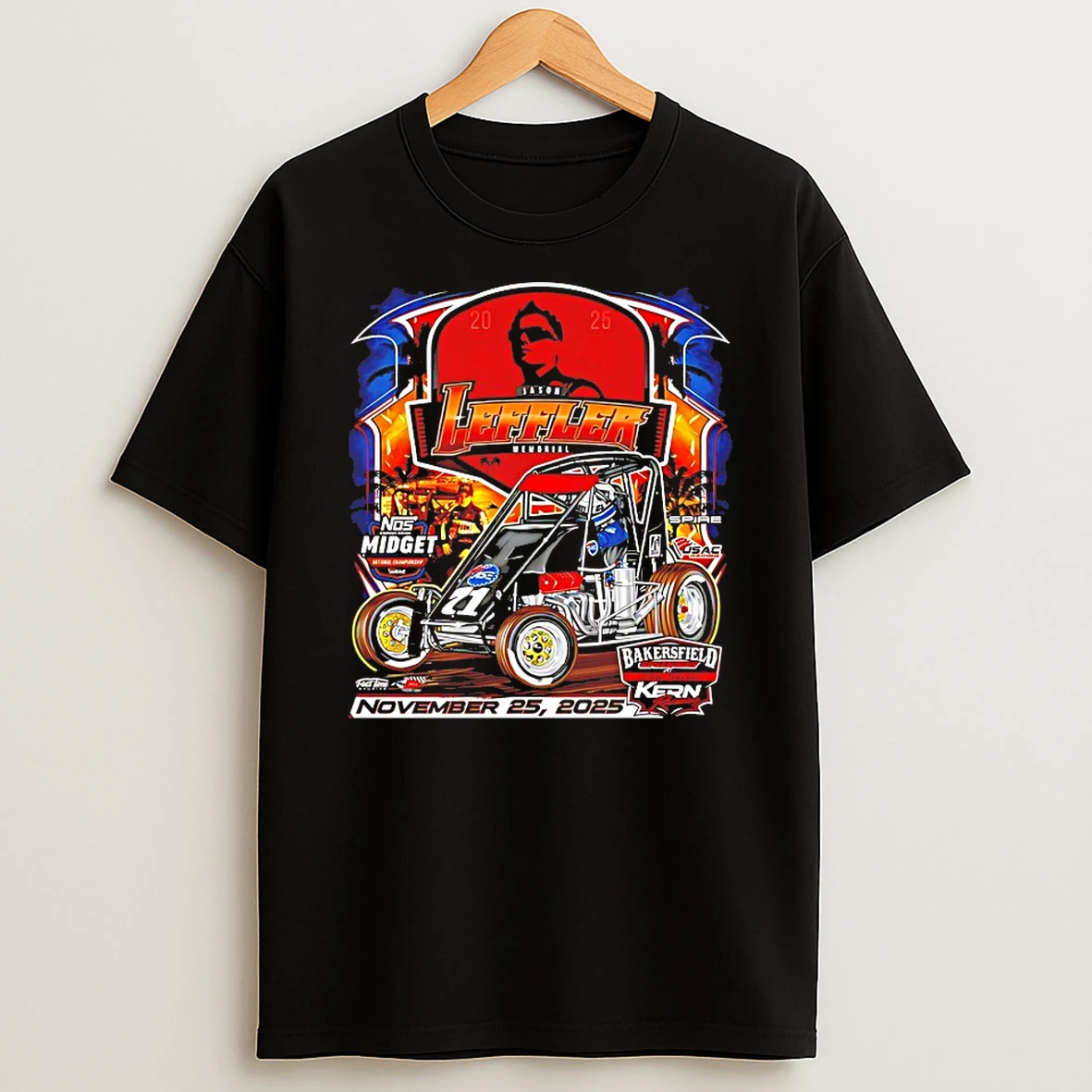 Jason Leffler Memorial County Raceway Park 2025 Shirts
