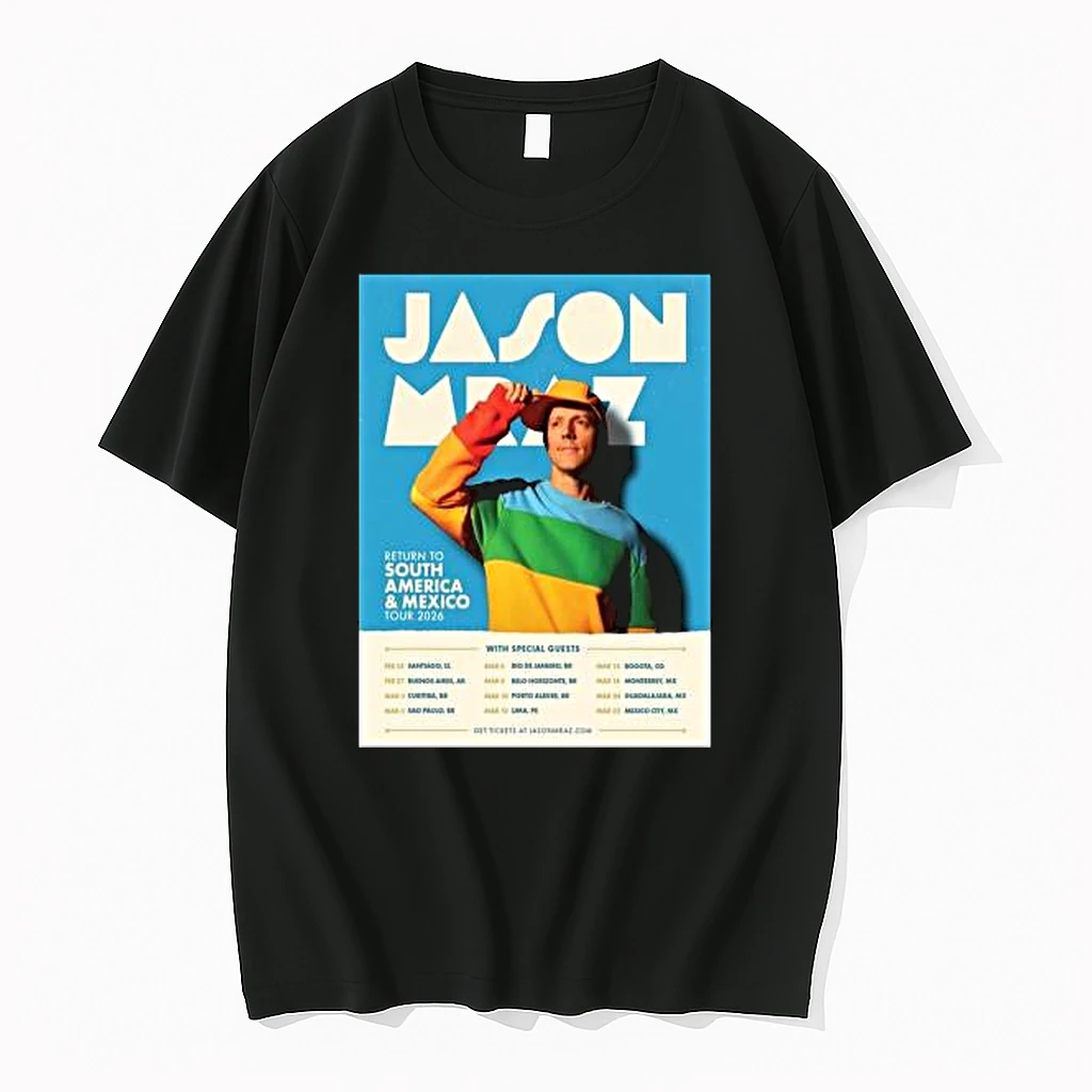 Jason Mraz South America Mexico 2026 Tour Shirts