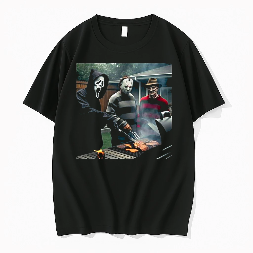 Jason Voorhees Ghostface Freddy Krueger Bbq Party Shirts