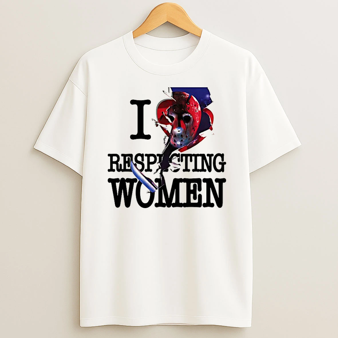Jason Voorhees I Love Respecting Women Inside Me Shirts