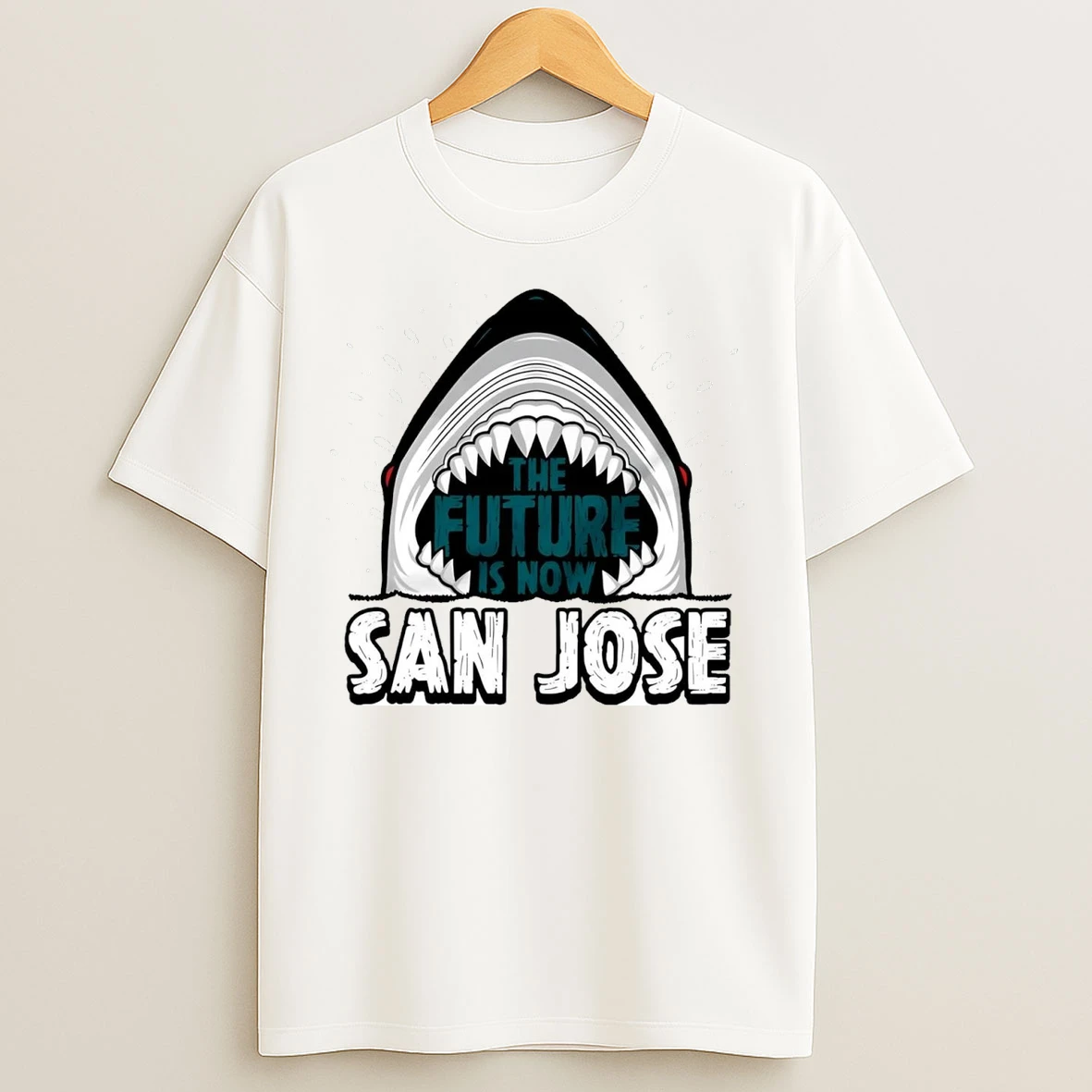 Jaws The Future Is Now San Jose Sharks T Shirts