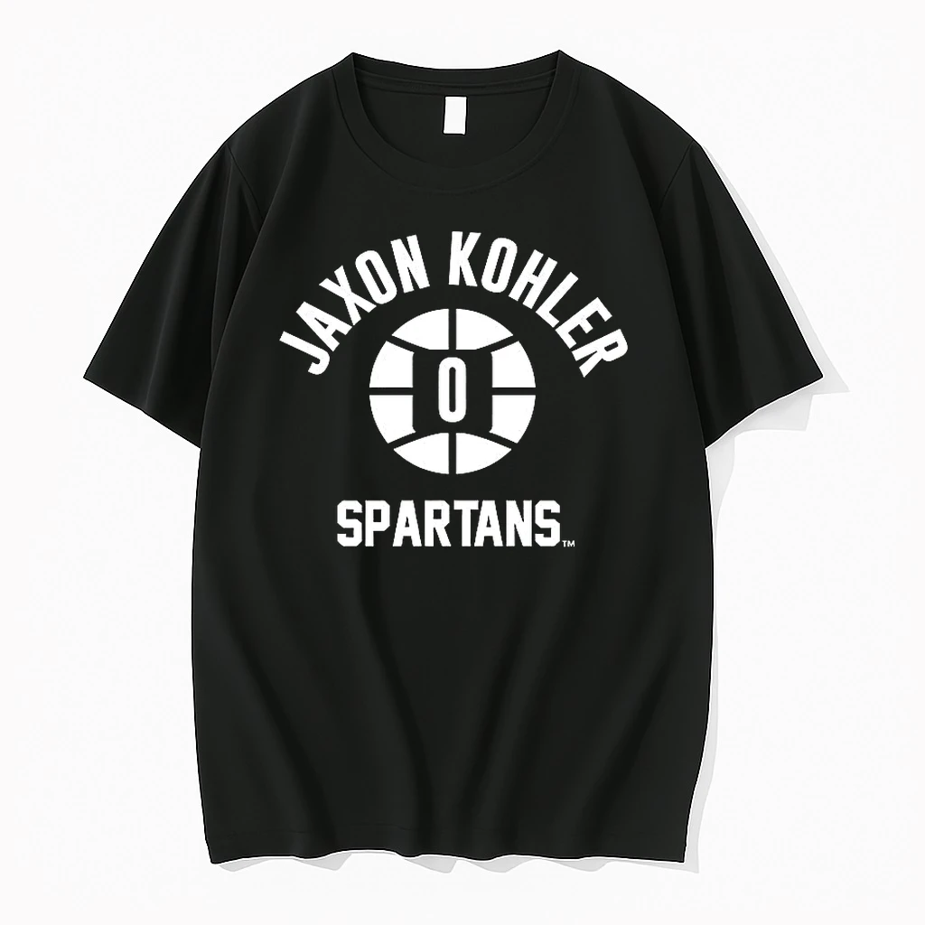 Jaxon Kohler Michigan State Spartans Basketball Name Number 0 Ball Shirts