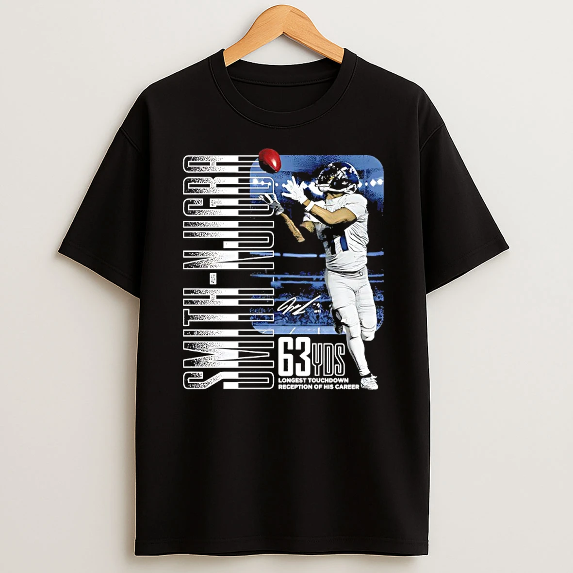 Jaxon Smith Njigba Seattle 63 Yards Longest Touchdown Reception Of His Career Signature Shirts