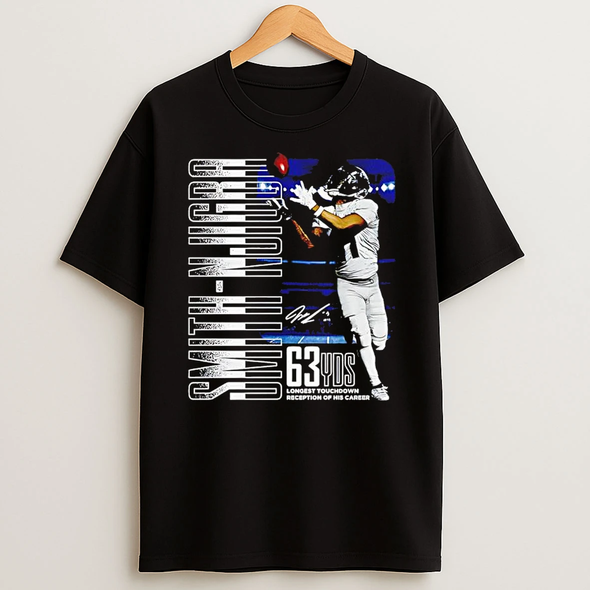Jaxon Smith Njigba Seattle 63 Yards Vintage Black Shirts