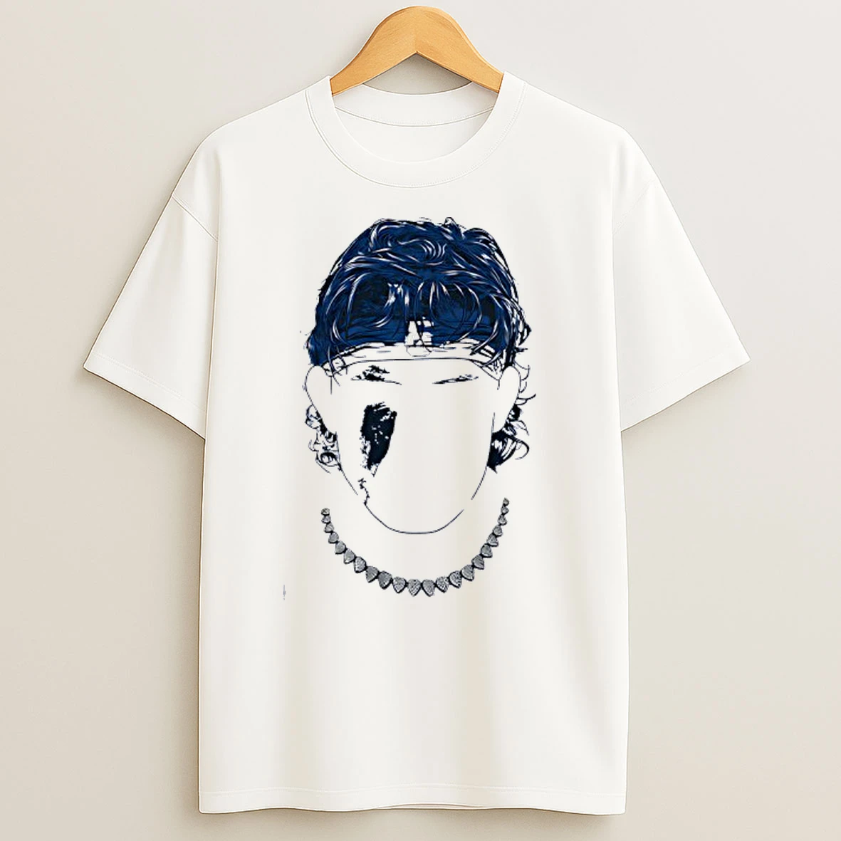 Jaxson Dart New York Giants Blank Face T Shirts