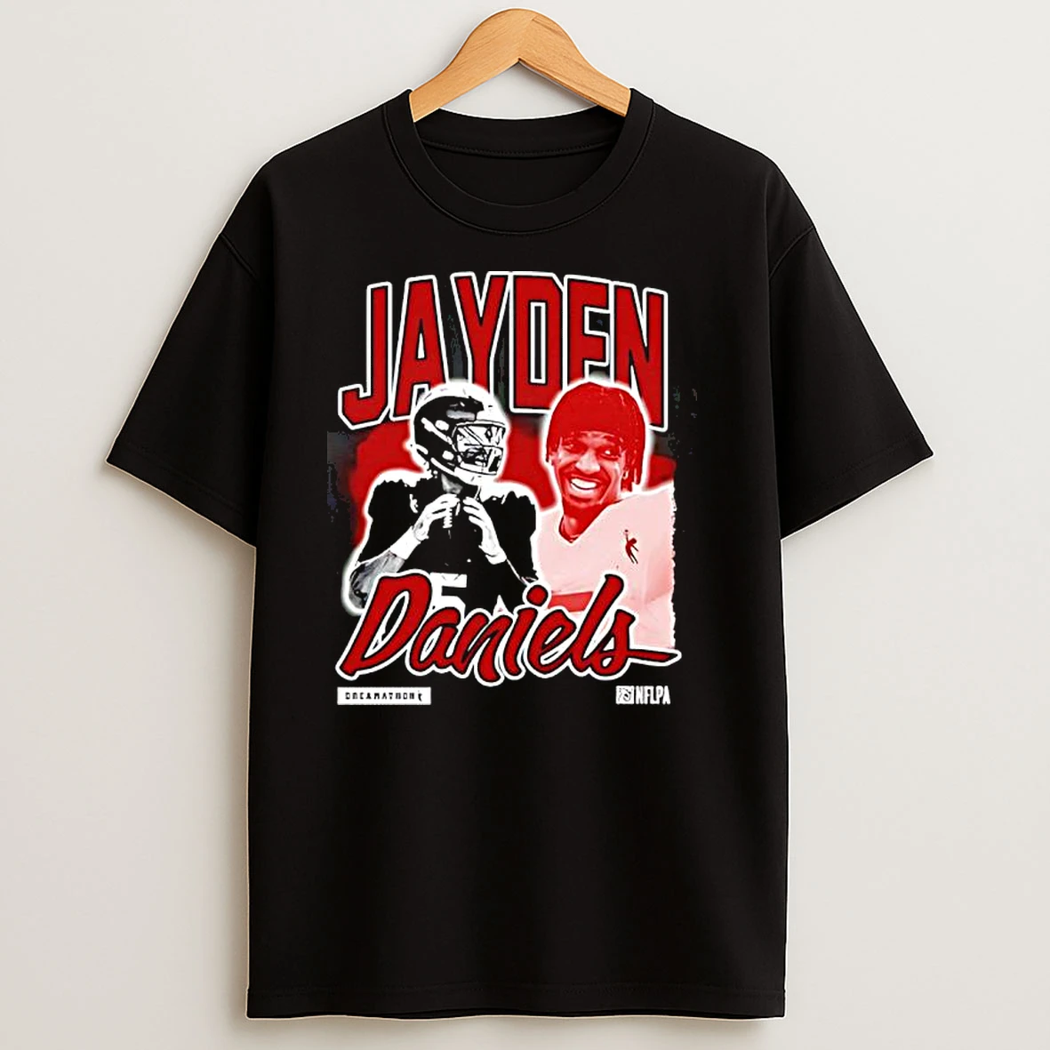 Jayden Daniels Nfl Players Quarterback T Shirts