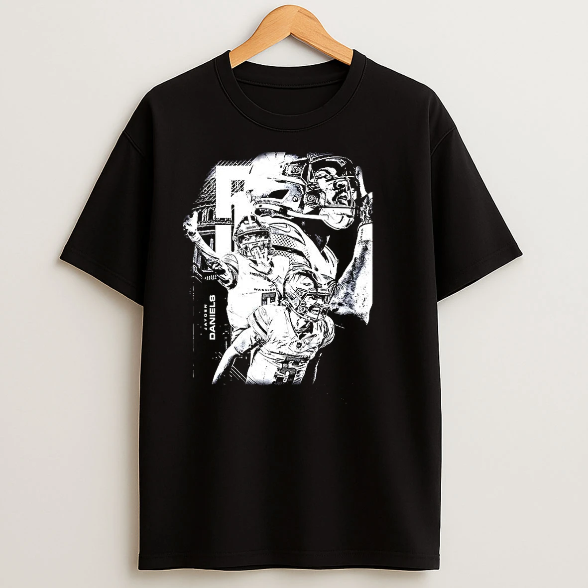 Jayden Daniels Washington Commanders Football Graphic T Shirts