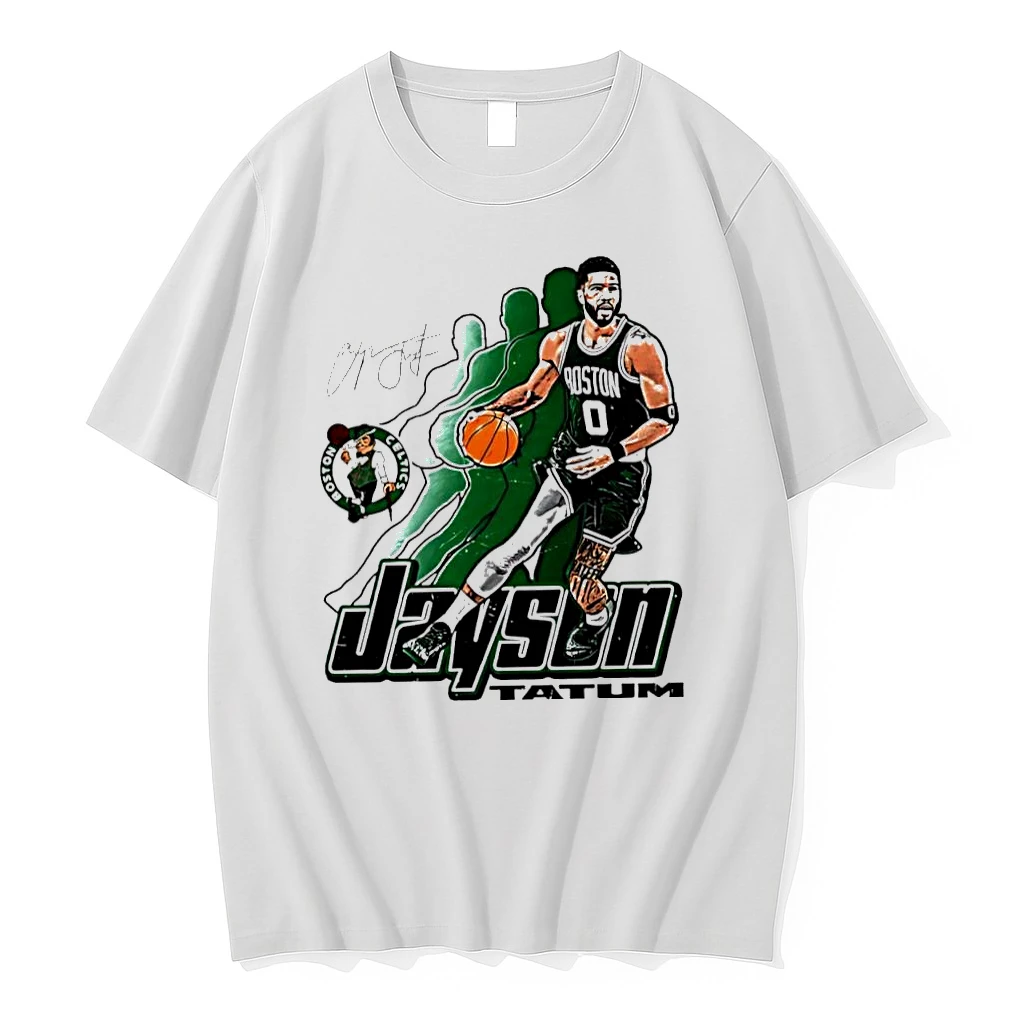 Jayson Tatum Boston Celtics Signature 0 Retro Vibe Graphic Shirts