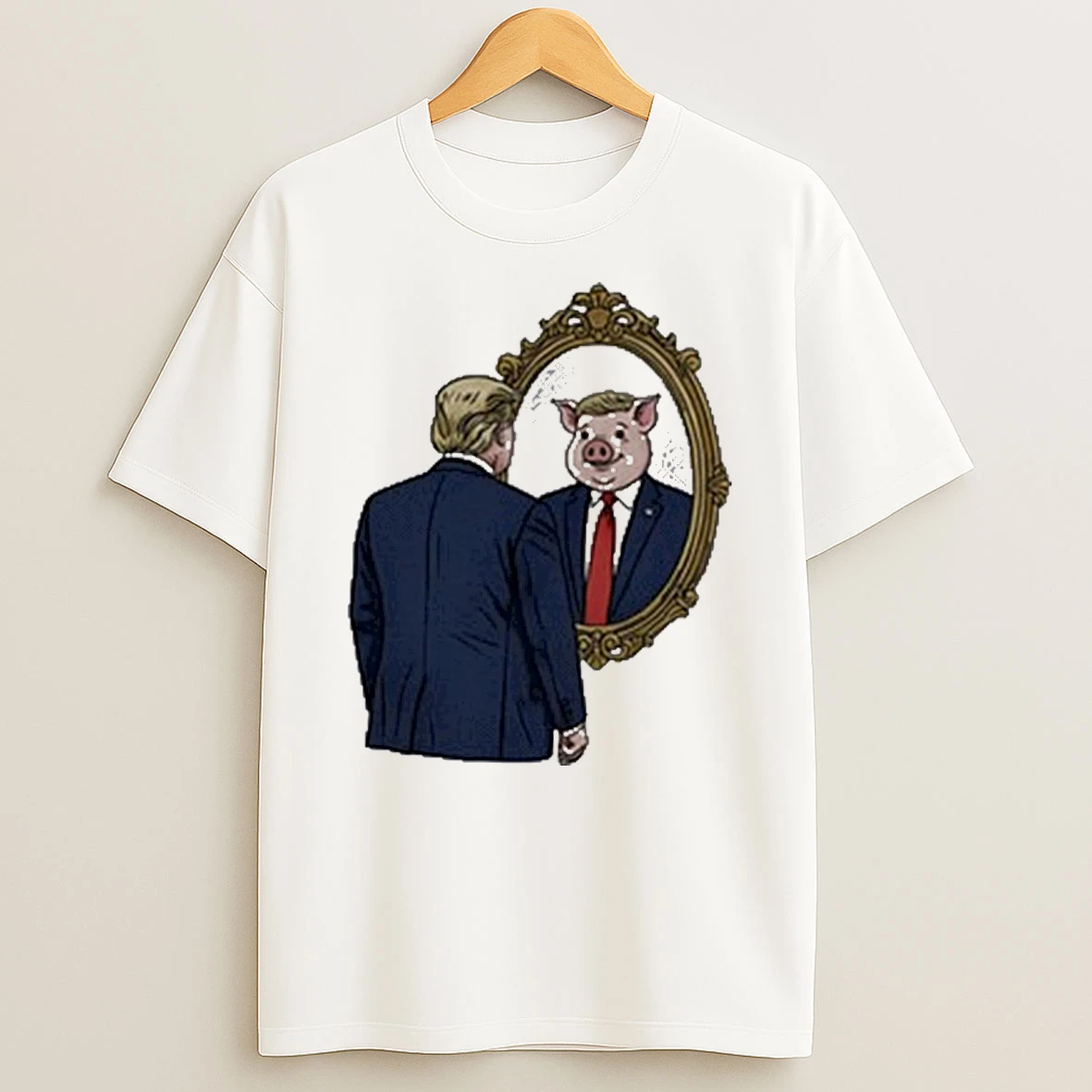 Jb Pritzker Wearing Quiet Piggy Donald Trump New Shirts