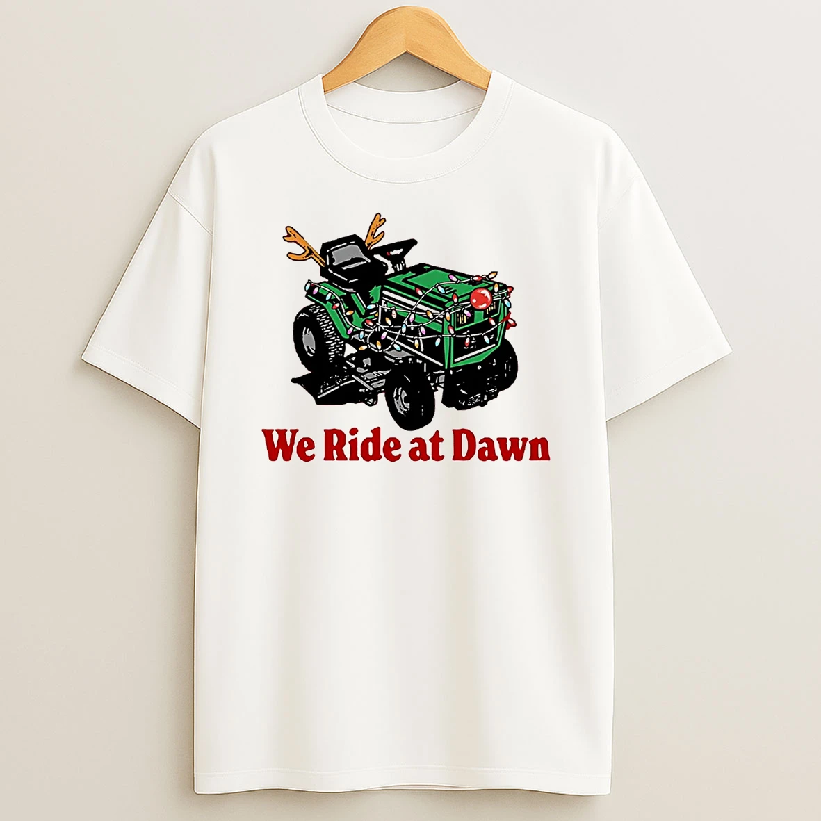 Jeep We Ride At Dawn Christmas Shirts
