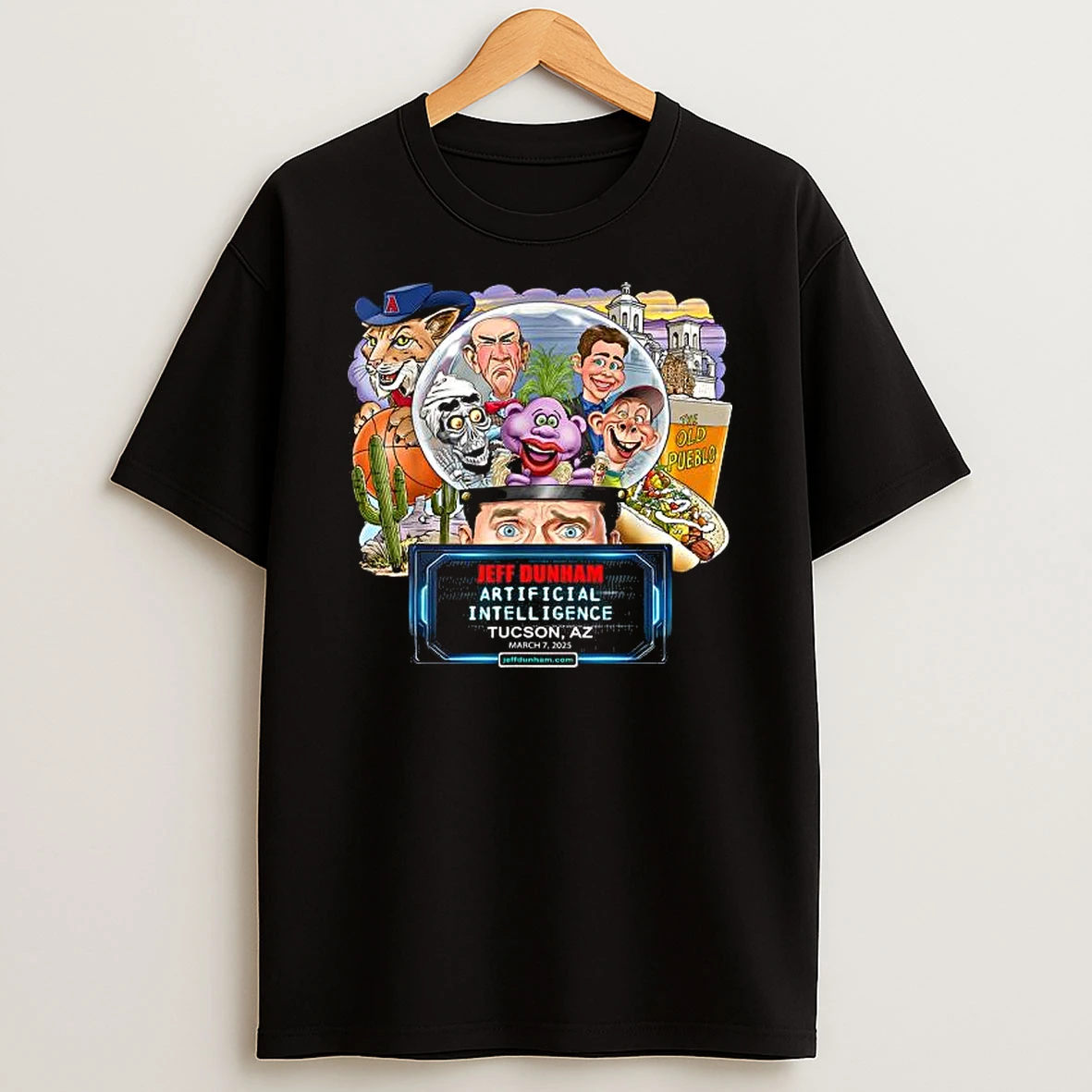 Jeff Dunham Artificial Intelligence Tucson Az 2025 Shirts