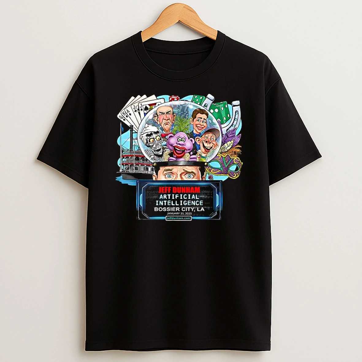 Jeff Dunham Artificial Intelligence Bossier City La 2025 Shirts