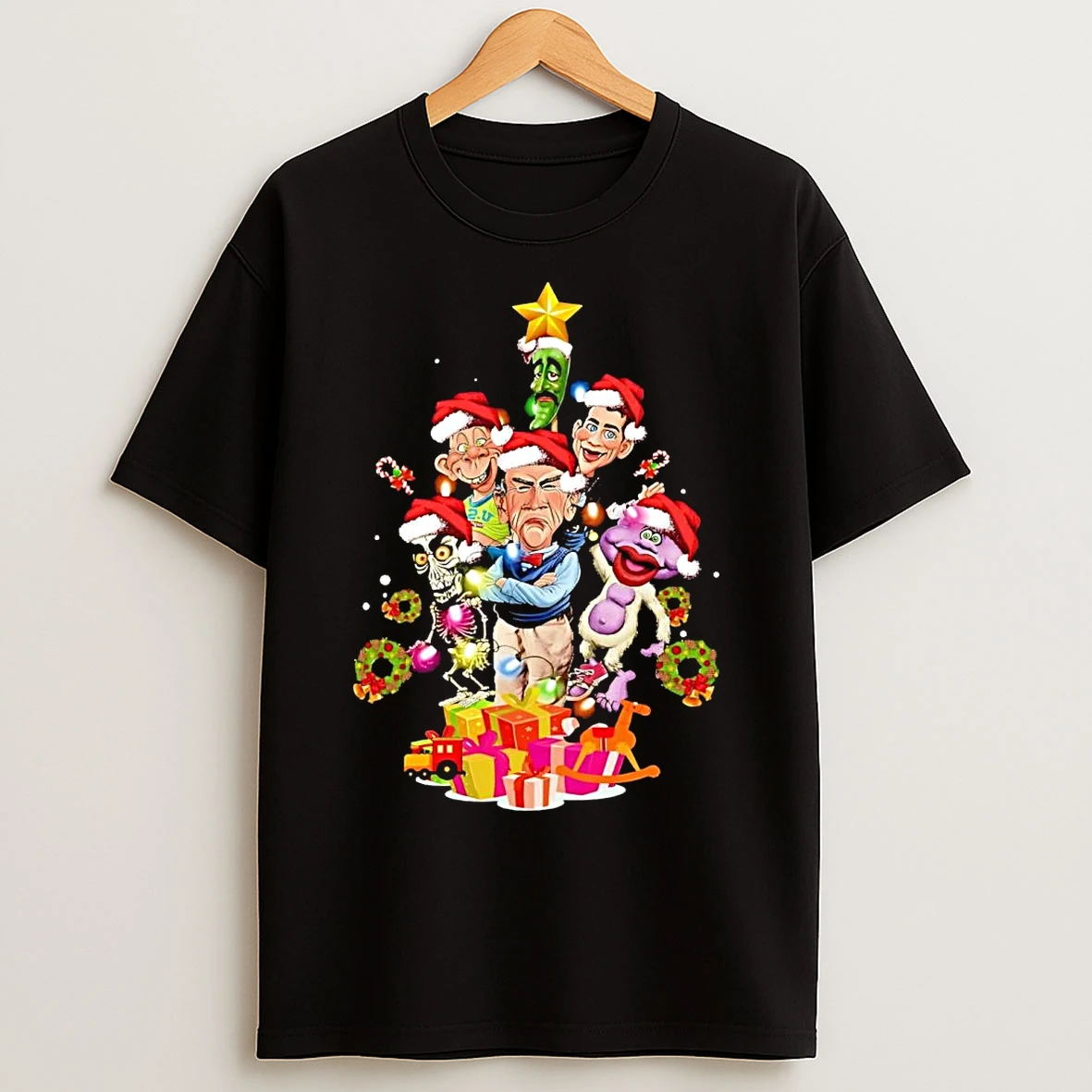 Jeff Dunham Puppets Christmas Tree T Shirts