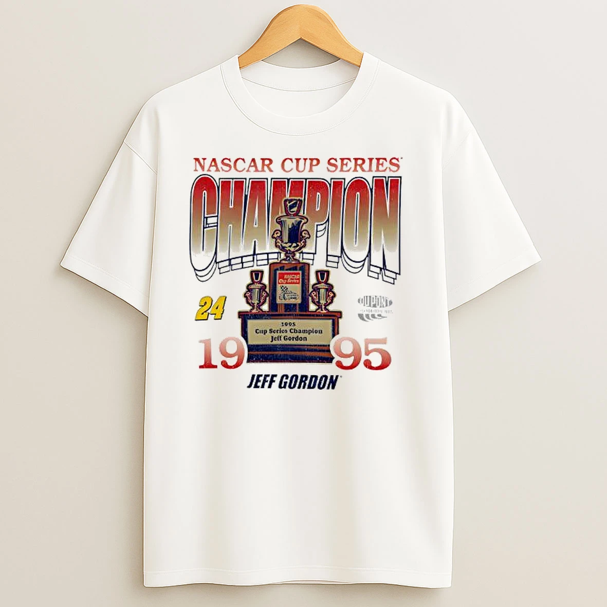 Jeff Gordon 1995 Nascar Cup Series Champion Race Day Foundation T Shirts