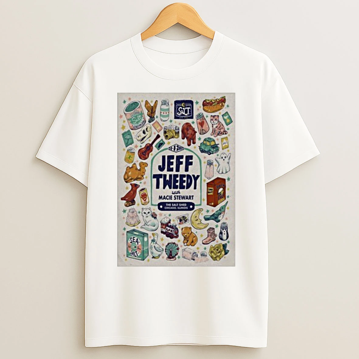 Jeff Tweedy The Salt Shed In Chicago Il November 1 2025 T Shirts