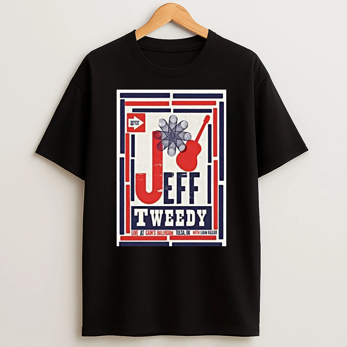 Jeff Tweedy Tour Tulsa Ok On Nov 9 2025 Shirts