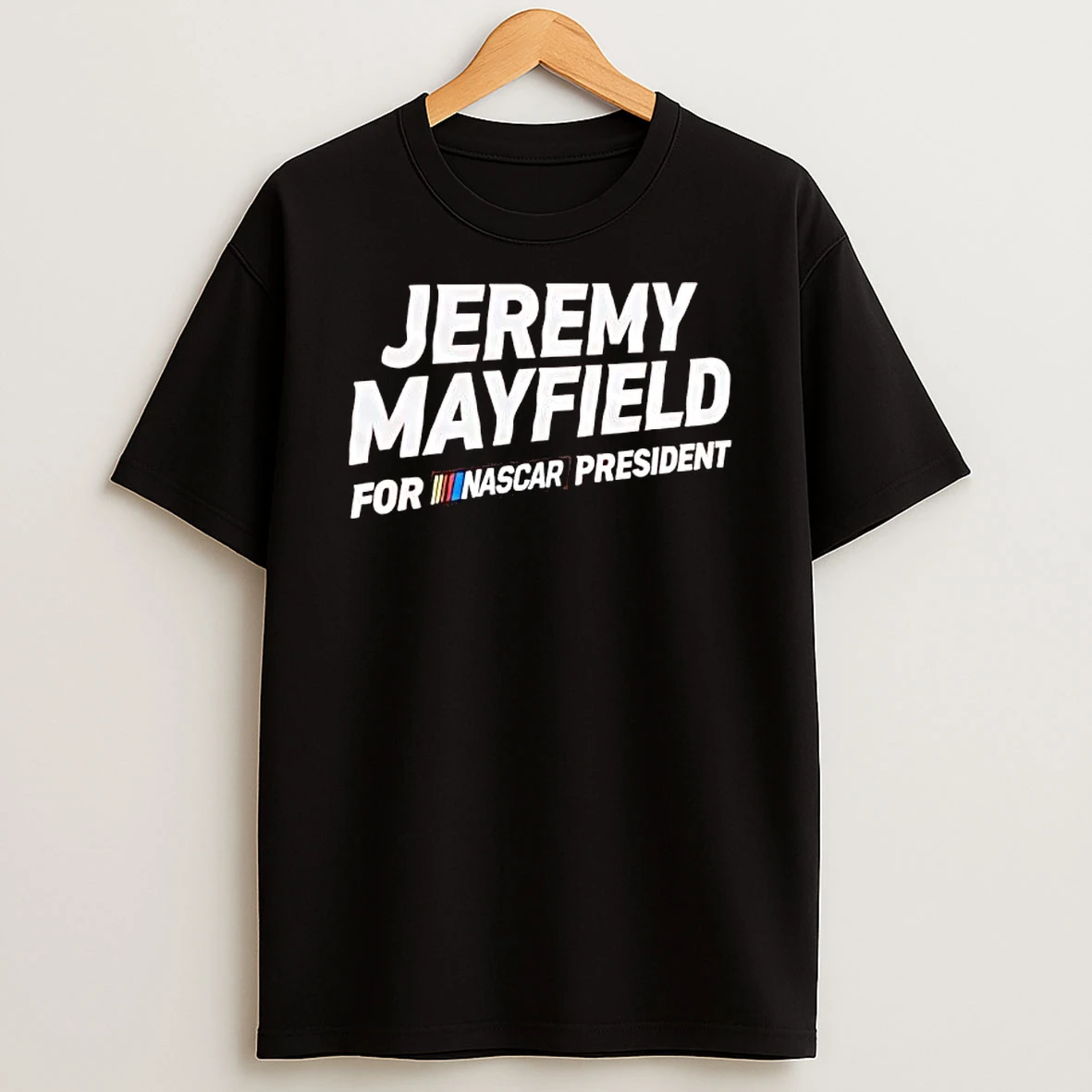 Jeremy Mayfield For Nascar President Logo Shirts