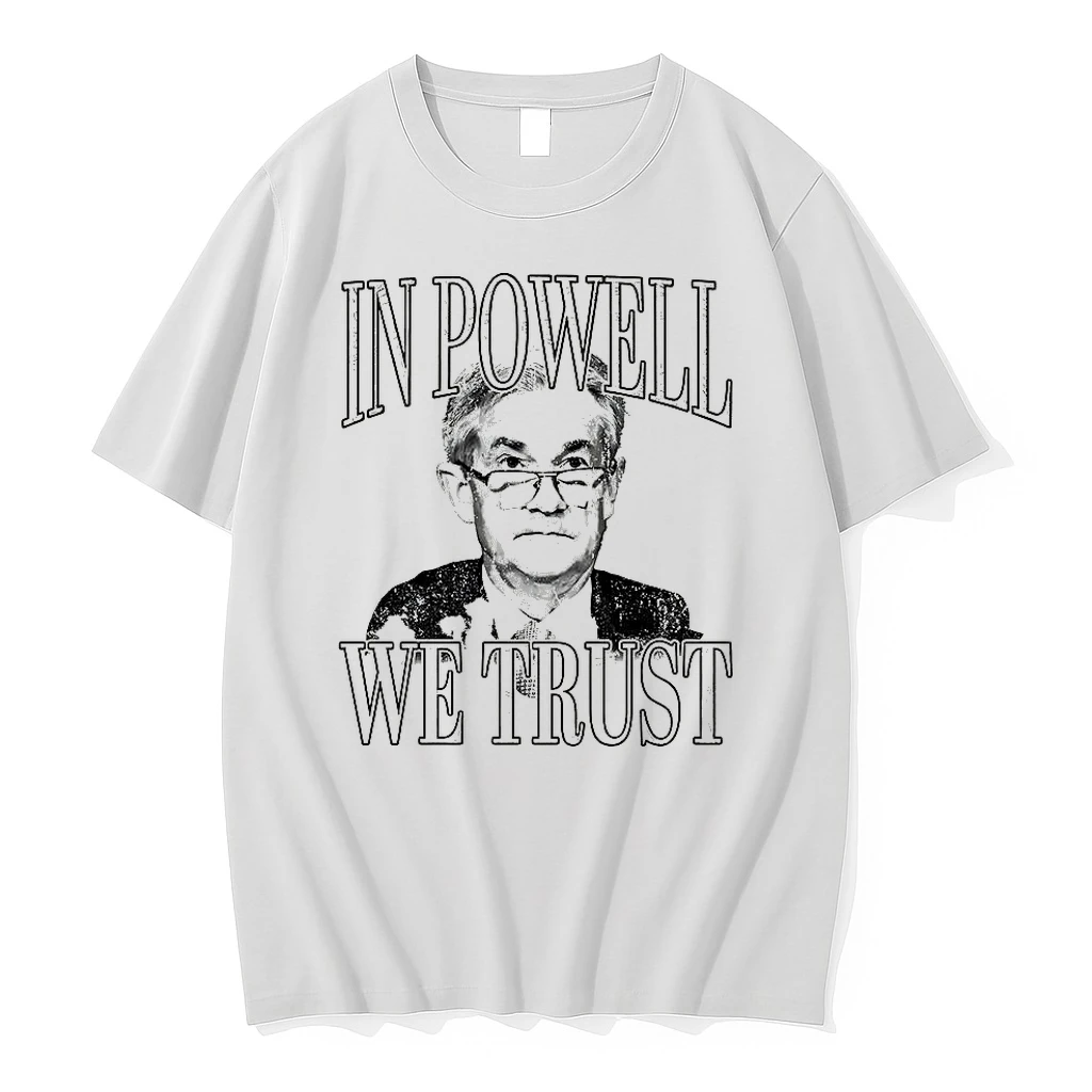 Jerome Powell In Powell We Trust Portrait Shirts