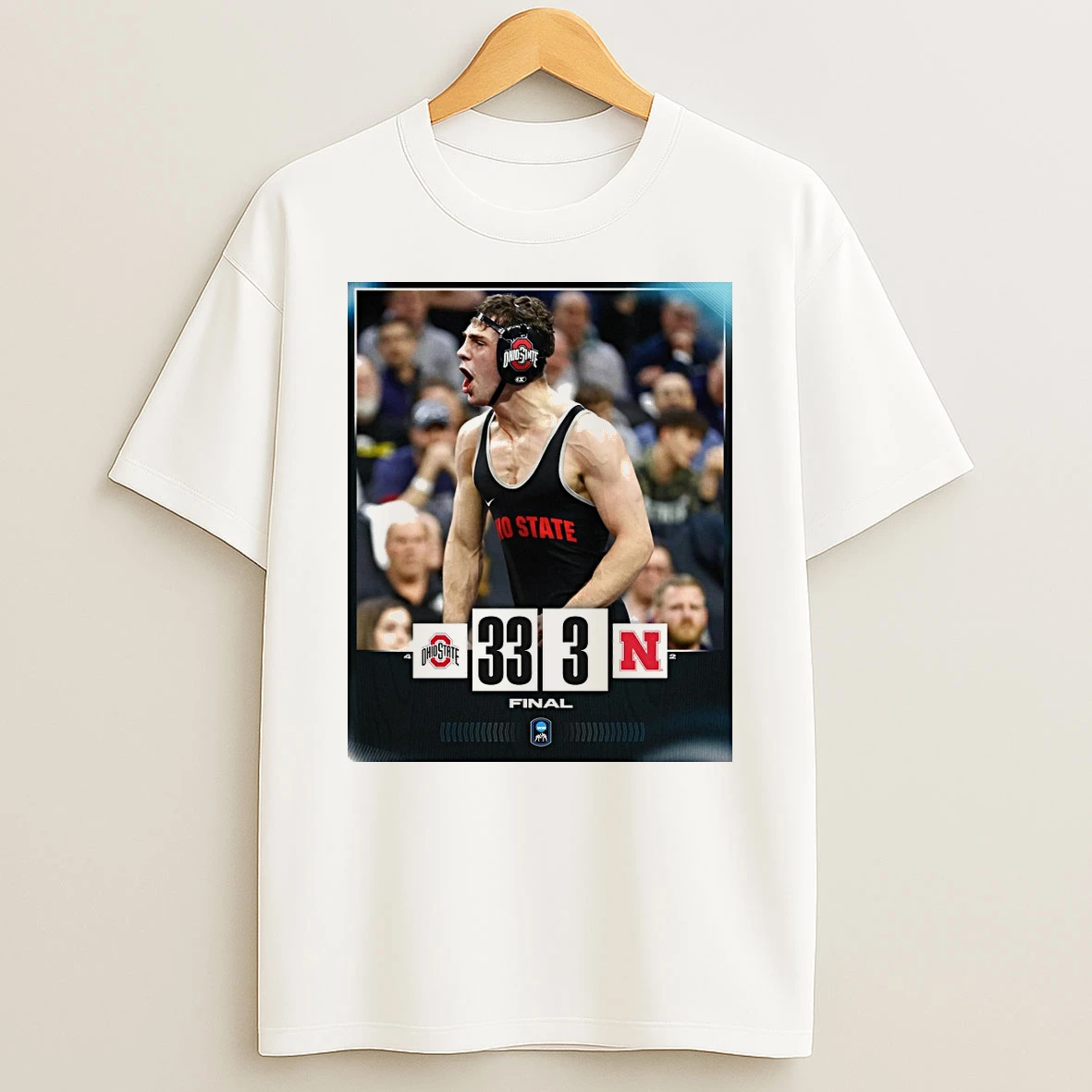 Jesse Mendez Ohio State Buckeyes Vs Nebraska Huskers Final Score 33 3 Shirts