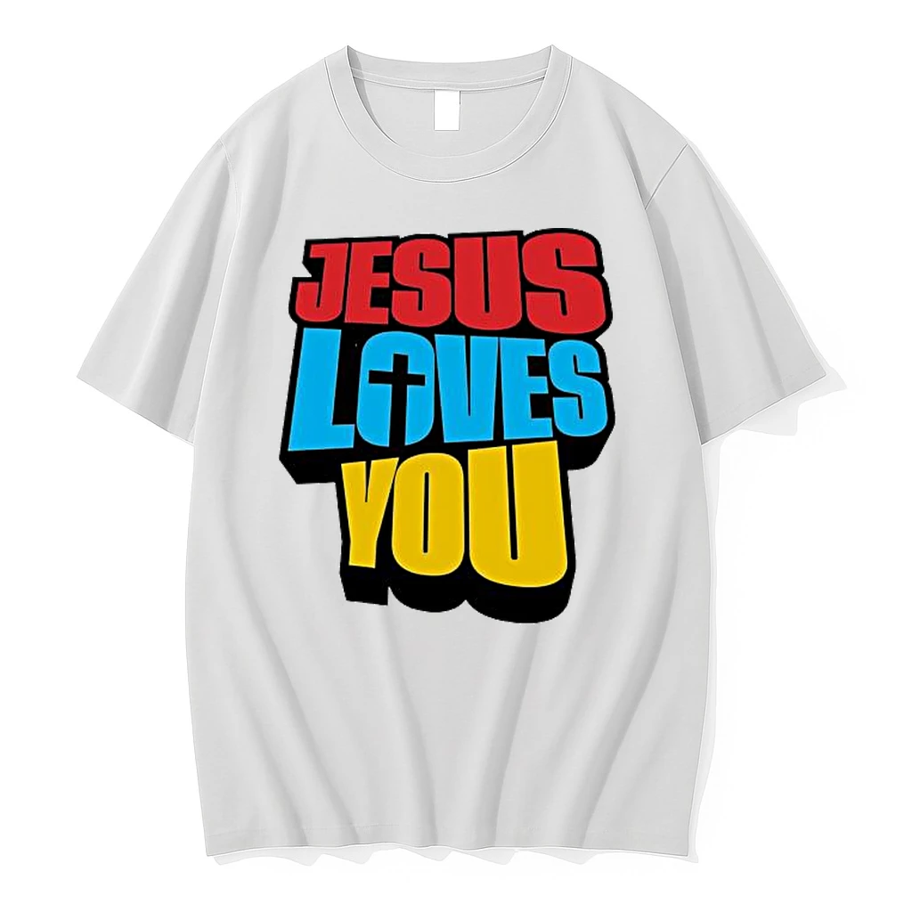 Jesus Loves You Stylish Design Shirts