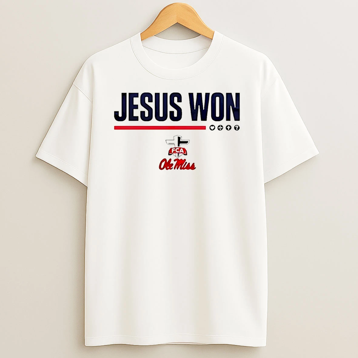 Jesus Won Fca Ole Miss Rebels Shirts
