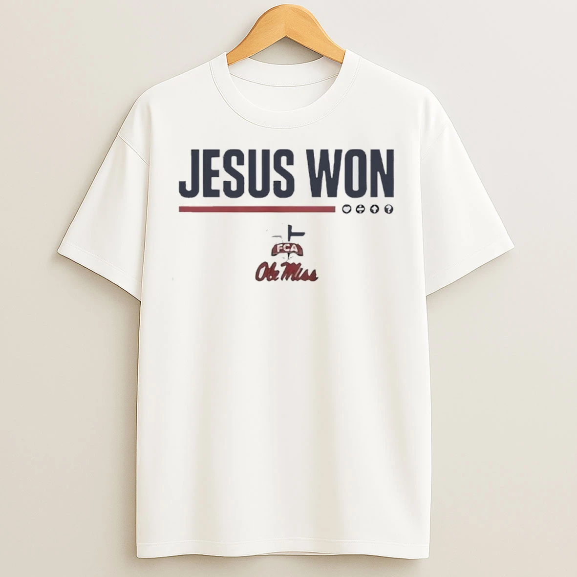 Jesus Won Ole Miss Football T Shirts