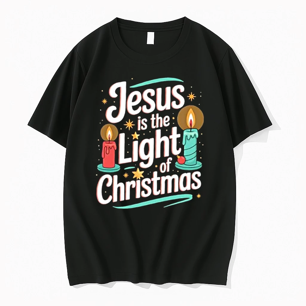 Jesus Is The Light Of Christmas Shirts