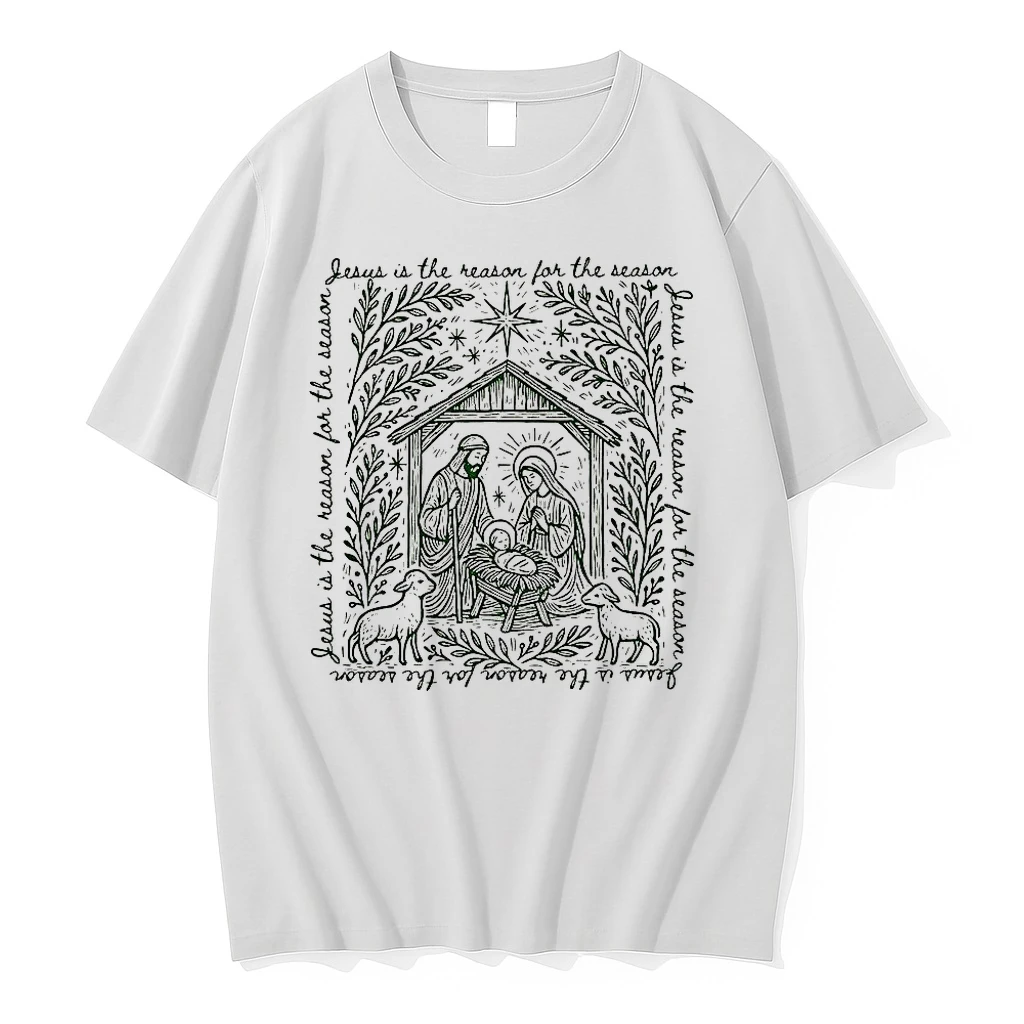 Jesus Is The Reason For The Season Christian Christmas Shirts