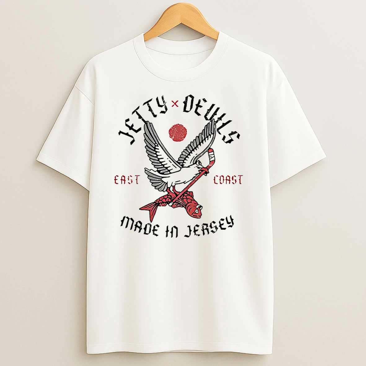 Jetty X New Jersey Devils Nhl Made In New Jersey East Coast Vintage T Shirts
