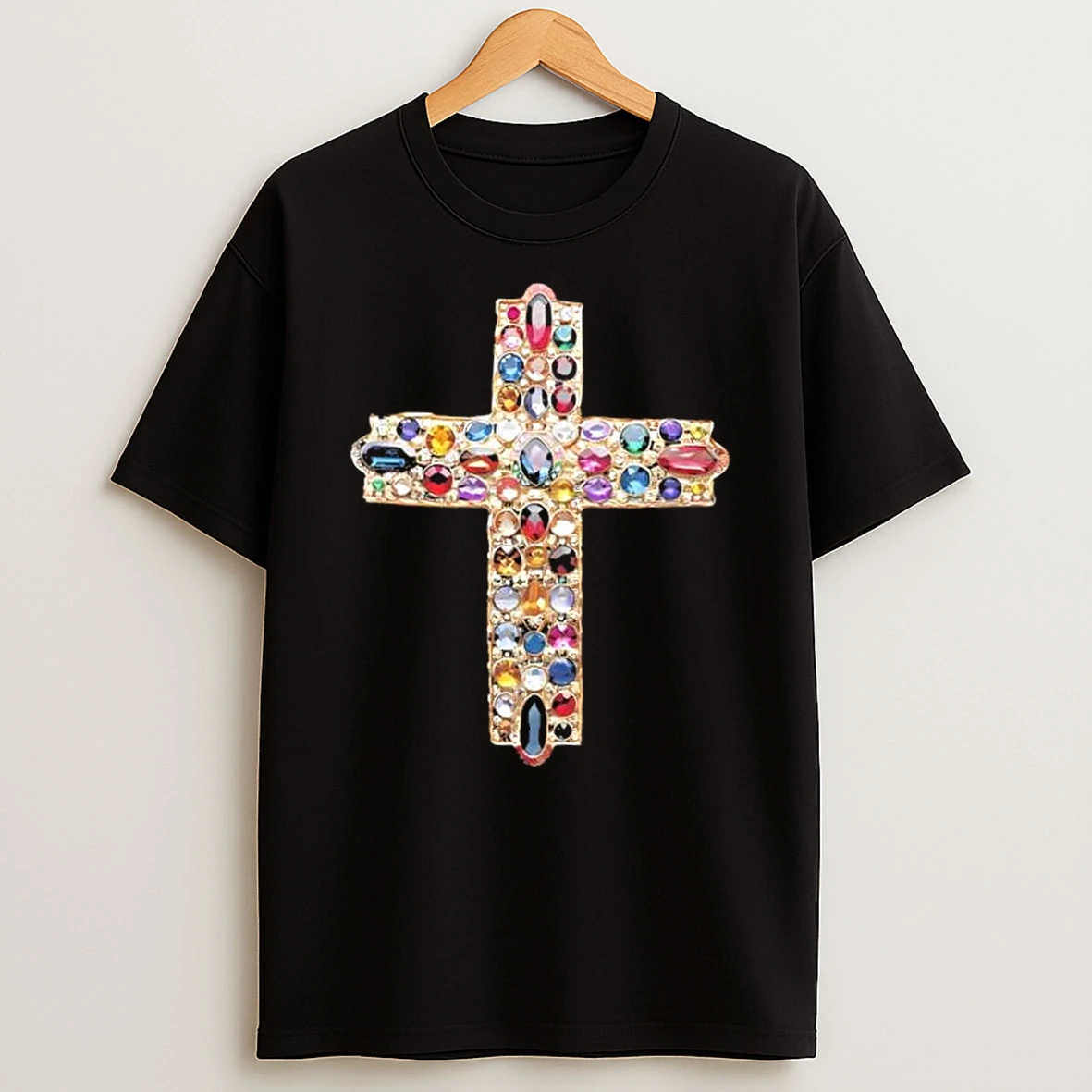 Jewel Cross Graphic Shirts