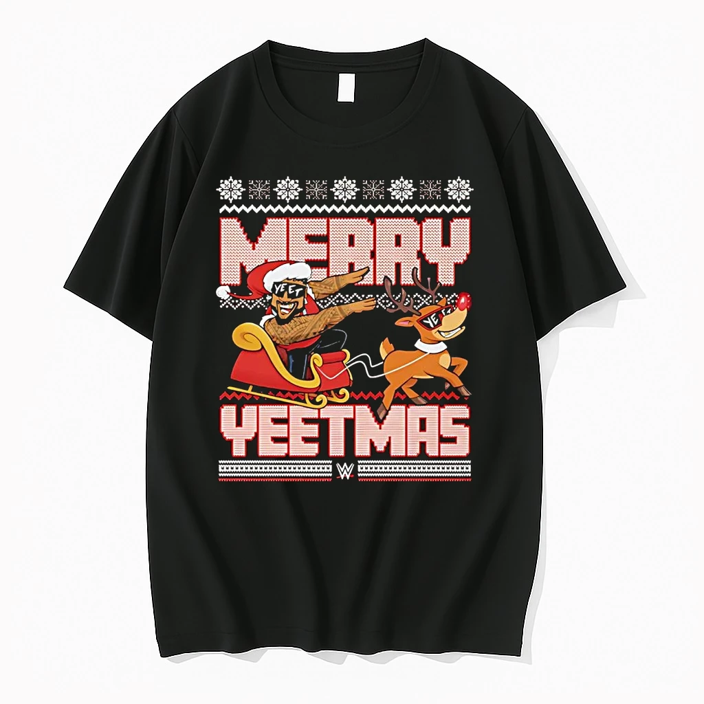 Jey Uso Santa Sleigh Merry Yeetmas Christmas Shirts