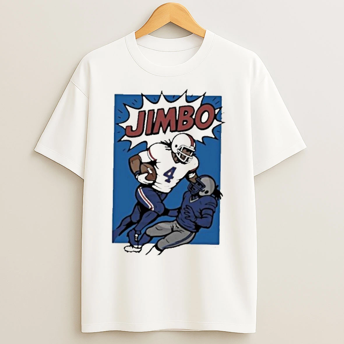 Jimbo Jim Kelly Buffalo Bills Nfl Fanart T Shirts