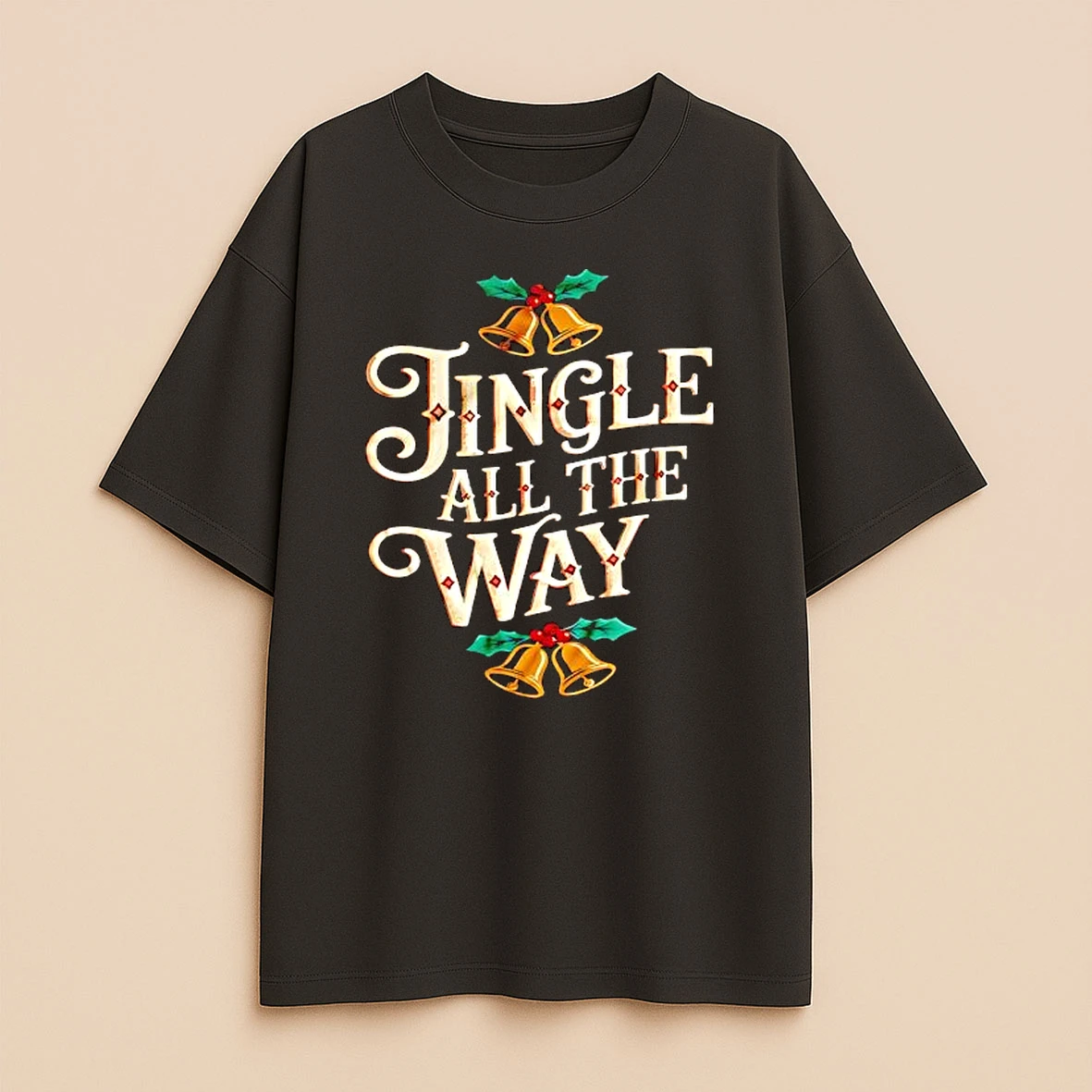 Jingle All The Way Festive Bells Christmas Premium Shirt Sweater