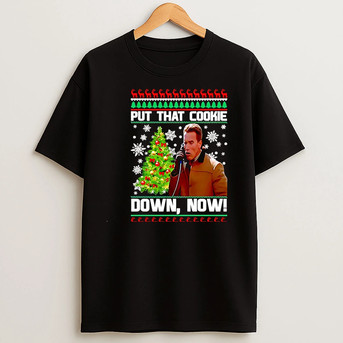 Jingle All The Way Put That Cookie Down Now Christmas Christmas T Shirts
