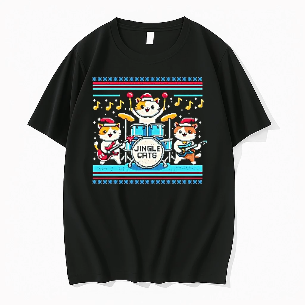 Jingle Cats Band Merry Ugly Christmas Shirts