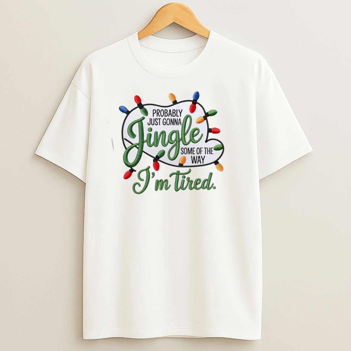 Jingle Some Of The Way Funny Chrismas Saying T Shirts