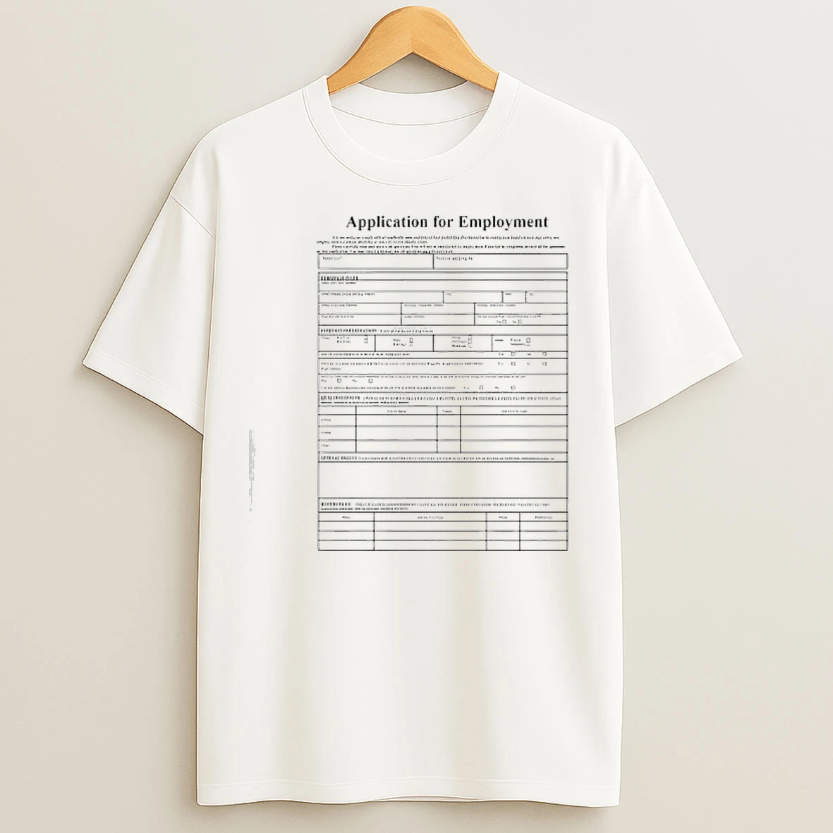 Job For Application T Shirts